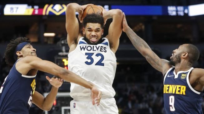 Hasil NBA: Karl-Anthony Towns Pimpin Minnesota Timberwolves Hajar Nuggets