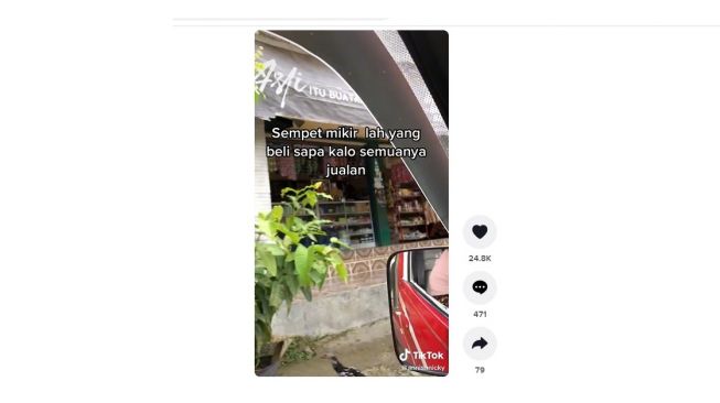 Desa 1000 warung. [TikTok]
