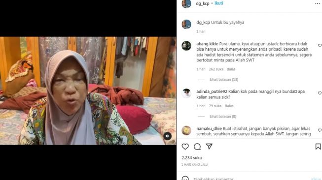 Unggahan Dorce Gamalama [Instagram/@dg_kcp]