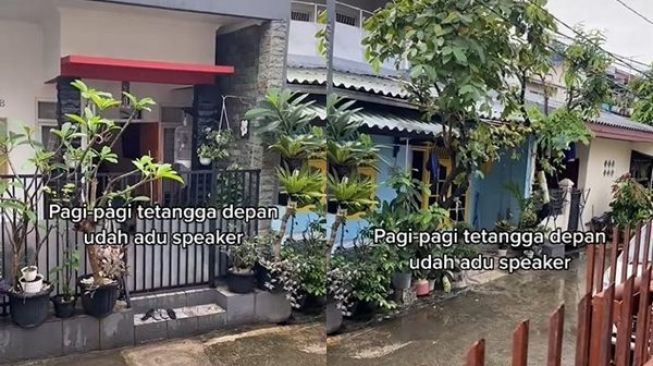 Kesal Dua Tetangga Adu Speaker Pagi-pagi, Cowok Ini Balas Pakai Lagu Shopee COD