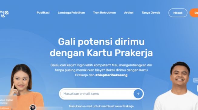 Ingat, Pendaftaran Kartu Prakerja Hanya di Situs Ini