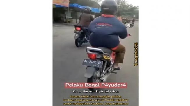 Viral Aksi Kejar-kejaran Wanita dengan Pria Naik Motor, Diduga Begal Payudara, Ternyata...