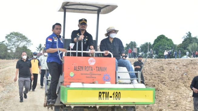 Menteri Pertanian Siapkan Kawasan Integrated Farming di Sidrap