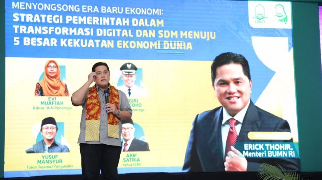 Erick Thohir Ingin Bangunkan Pemuda, Umpamakan Ekonomi Semudah Bikin Kopi