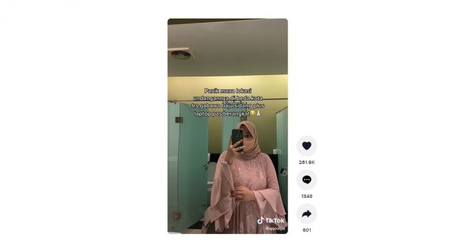 Mendadak sidang saat menghadiri kondangan. [TikTok] 