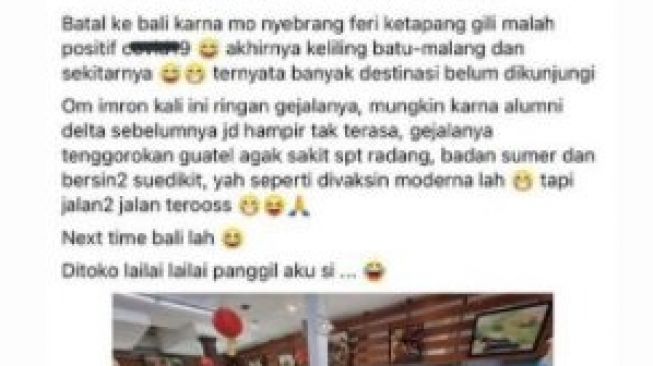 Viral Pasien Covid-19 Tak Bisa Masuk Bali, Putuskan Jalan-jalan di Malang Tuai Kecaman