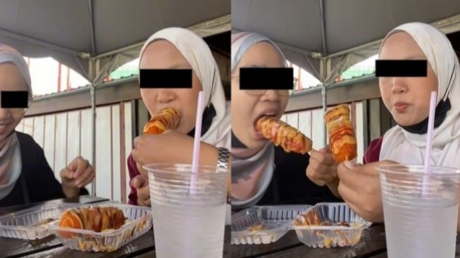 Viral 2 Cewek Enak-enak Makan Corndog Malah Dapat Isian Tak Terduga, Publik Ngakak Berat: Varian Baru!