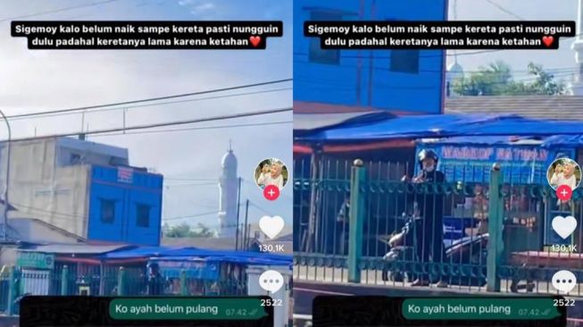 Video Ayah Tunggu Anak di Seberang Stasiun Viral, Alasannya Sukses Bikin Haru Warganet