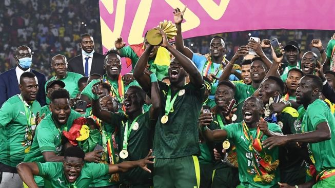 Dramatis! Kalahkan Mesir Lewat Adu Penalti, Senegal Juara Piala Afrika 2021
