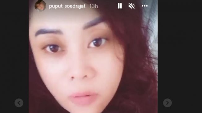 Puput Sudrajat tanpa jilbab [Instagram/@puput_soedrajat]