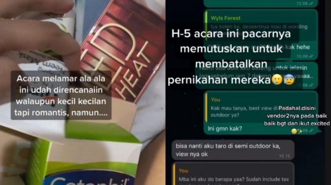 Nyesek! Acara Lamaran Sudah Matang, H-5 Pacar Malah Batalkan Pernikahan, Publik: Sedihnya Sampai Sini