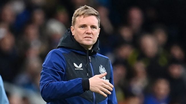 Manajer Newcastle United, Eddie Howe. [PAUL ELLIS / AFP]