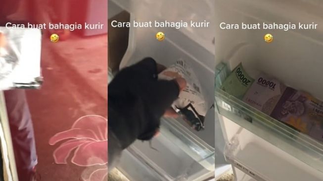 Pergi saat Paket COD Datang, Pemilik Rumah Simpan Uang Dalam Benda Ini (TikTok)