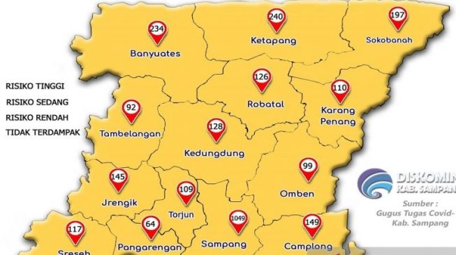 Dua Pekan Terakhir Kasus Aktif Covid-19 di Madura Naik Capai 156 Orang