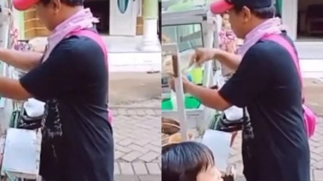 Kocak! Viral Bocil Ngamuk Tak Sabar Beli Bakso, Penjual Emosi Langsung Banting Tutup Panci