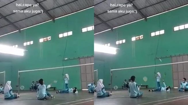 Viral Siswa Selonjoran Main Badminton, 'Kevin Sanjaya Ketar-ketir Lihat Ini'