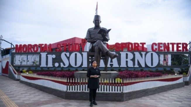 Resmikan Monumen Soekarno, Puan: Pembangunan di Jawa Harus Bisa Dirasakan Anak-anak Morotai