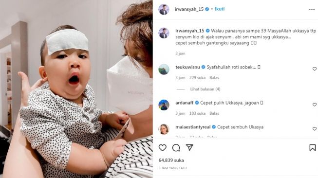 Unggahan Irwansyah soal anaknya, Ukkasya Muhammad Syahki [Instagram/@irwansyah_15]