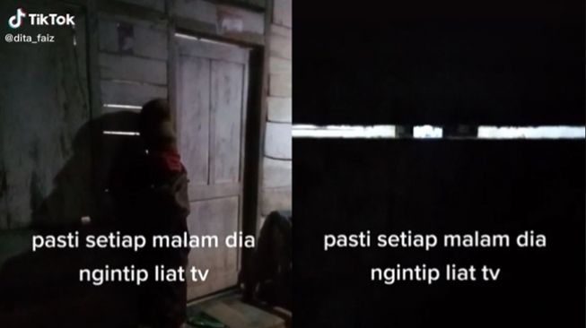 Nyesek Lihatnya! Demi Bisa Nonton TV, Anak Ini Harus Ngintip Rumah Tetangga Tiap Malam