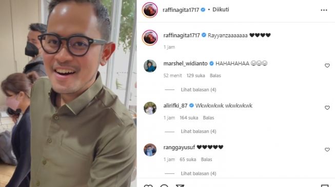 Gilang Widya Permana jenguk Rayyanza (instagram.com)