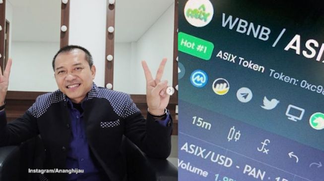 Memantau Harga Token ASIX Milik Anang Hermansyah Pasca Pelarangan Bappebti