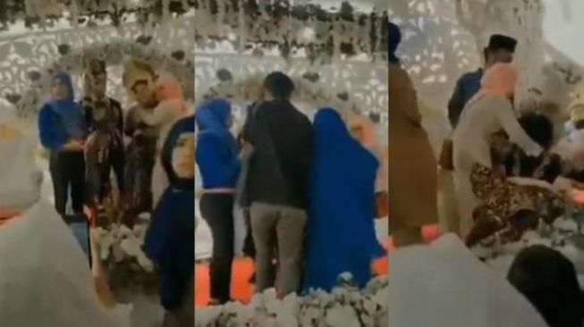 Kacau! Pengantin Wanita Teriak Histeris sampai Pingsan Saat Mantan 'Terindah' Datang ke Pernikahan