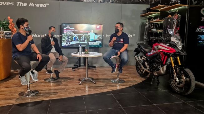 Ngoprek Honda CB150X bareng komunitas di Yogyakarta (Dok. Astra Motor Yogyakarta)