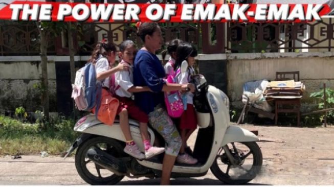 Bakal Berlaga di Mandalika, Pembalap Aleix Espargaro Tiru Gaya Emak-Emak Boncengkan Bocil ke Sekolah