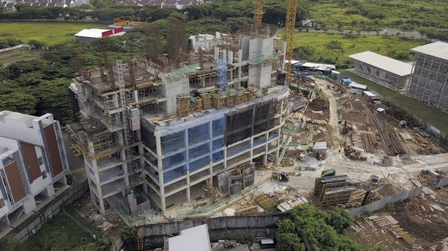 Pembangunan Dipercepat,  Cleon Park Apartment di JGC Gunakan Precast Facade M Panel