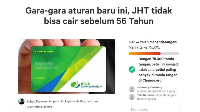 Peraturan Baru JHT Bikin Resah Para Pekerja, Dita Indah Sari Beri Penjelasan, Netizen: Kudu Mati Dulu Buat Nyairin?