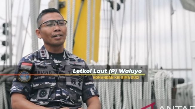 Kisah Komandan KRI Bima Suci Letkol Laut (P) Waluyo, Putus Sekolah hingga Menyambung Hidup Jadi Kuli Bangunan