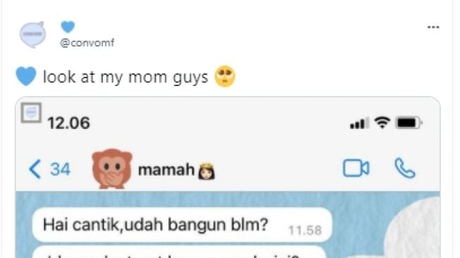 Pamer Terharu Dapat Chat Manis dari Sang Ibunda, Warganet Iri sampai Adu Emak