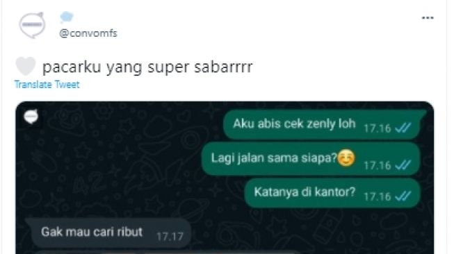 Niat Hati Curhat Punya Pacar Super Sabar, Orang ini Malah Berakhir Dihujat: Ngeselin Lu Semoga Cepet Putus