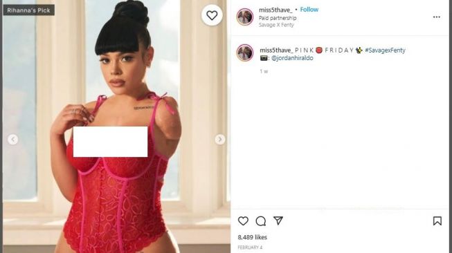 Brand Rihanna, Savage x Fenty Rilis Iklan Lingerie dengan Model yang Diamputasi (instagram.com/savagexfenty)