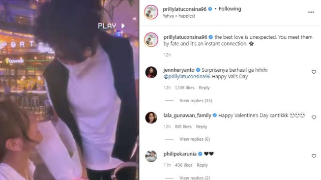 Prilly Latuconsina dan Reza Rahadian (instagram.com)