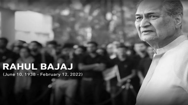 Rahul Bajaj, Chairman Bajaj Group meninggal dunia [screenshot Bajaj Auto].