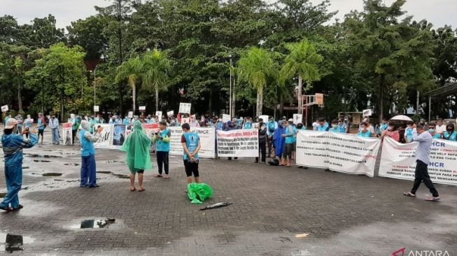 Imigran Afganistan Demo di Tanjung Pinang: Kami Tak Ada Masalah dengan Indonesia, Hanya Suarakan Tuntutan ke UNHCR