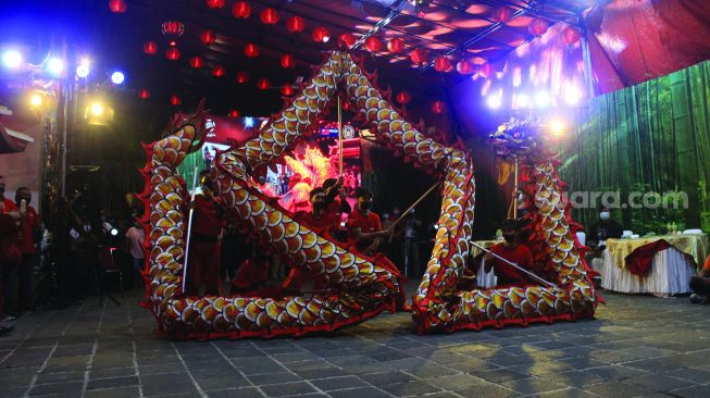 Perayaan Cap Go Meh di Vihara Dhanagun Bogor