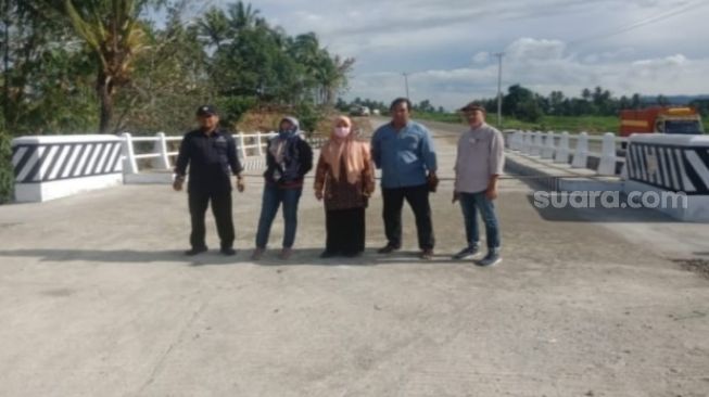 Pembangunan Jembatan Sungai Palattae Bone Rampung, Kini Lebarnya 7 Meter