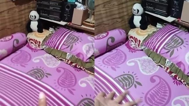 Cowok Pamer Ganti Sprei Warna Pink, View Kamarnya Bikin Salfok: Pingin Ngacir