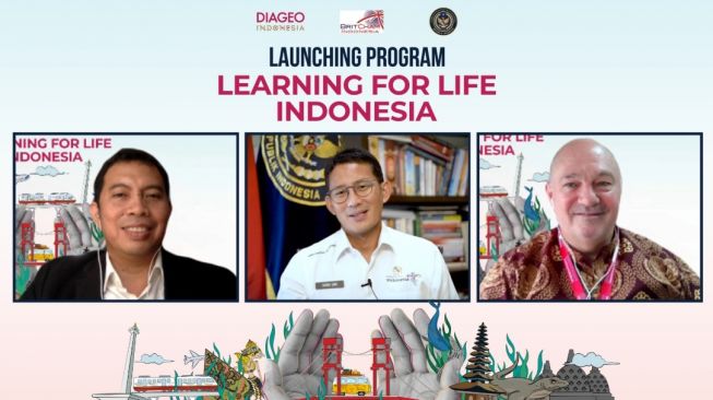 Program Learning For Life Besutan Diageo dan Britcham Dapat Apresiasi dari Menparekraf