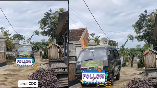 Mobil penumpang dijadikan kotak amal berjalan (Instagram)