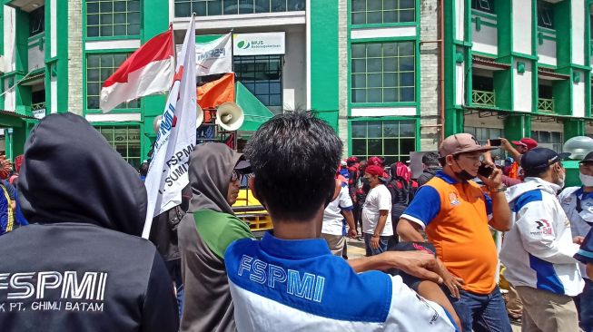 Buntut Aturan Menaker, Serikat Kerja Batam Datangi Kantor BPJS, Suprapto: Pemerintah Zalimi Buruh