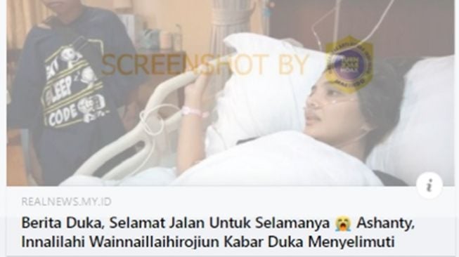 CEK FAKTA: Beredar Kabar Ashanty Meninggal Dunia, Benarkah?