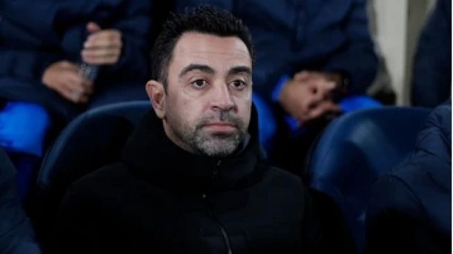 Xavi Hernandez pelatih FC Barcelona. (Saolab Press/shutterstock.com)