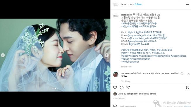 Park Shin Hye dan Choi Tae Joon (instagram.com)