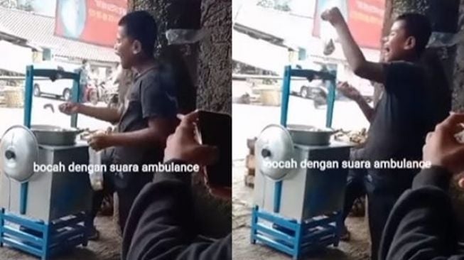 Langka! Viral Bocah Penjual Siomay Tirukan Suara Ambulance, 'Kayak Abis Nelen Klakson'