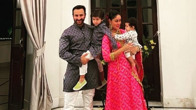 Baby Jeh Ultah Pertama, Kareena Kapoor Tulis Kata Indah untuk Adik Taimur Ali Khan