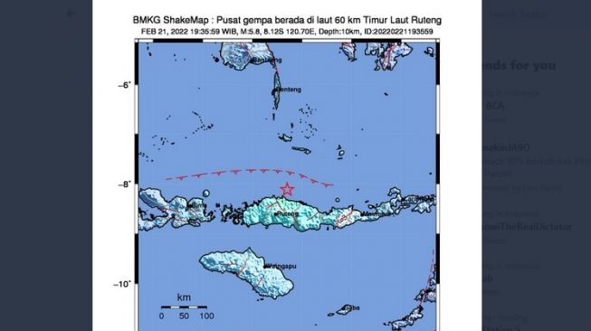 Gempa 5,8 Guncang Manggarai, Terasa Hingga Labuan Bajo