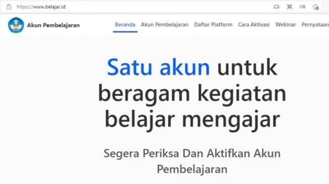 Apa Itu Belajar.id? Situs dari Kemendikbud yang Berisi Materi Pembelajaran dari PAUD hingga SMA, Cek Fasilitasnya